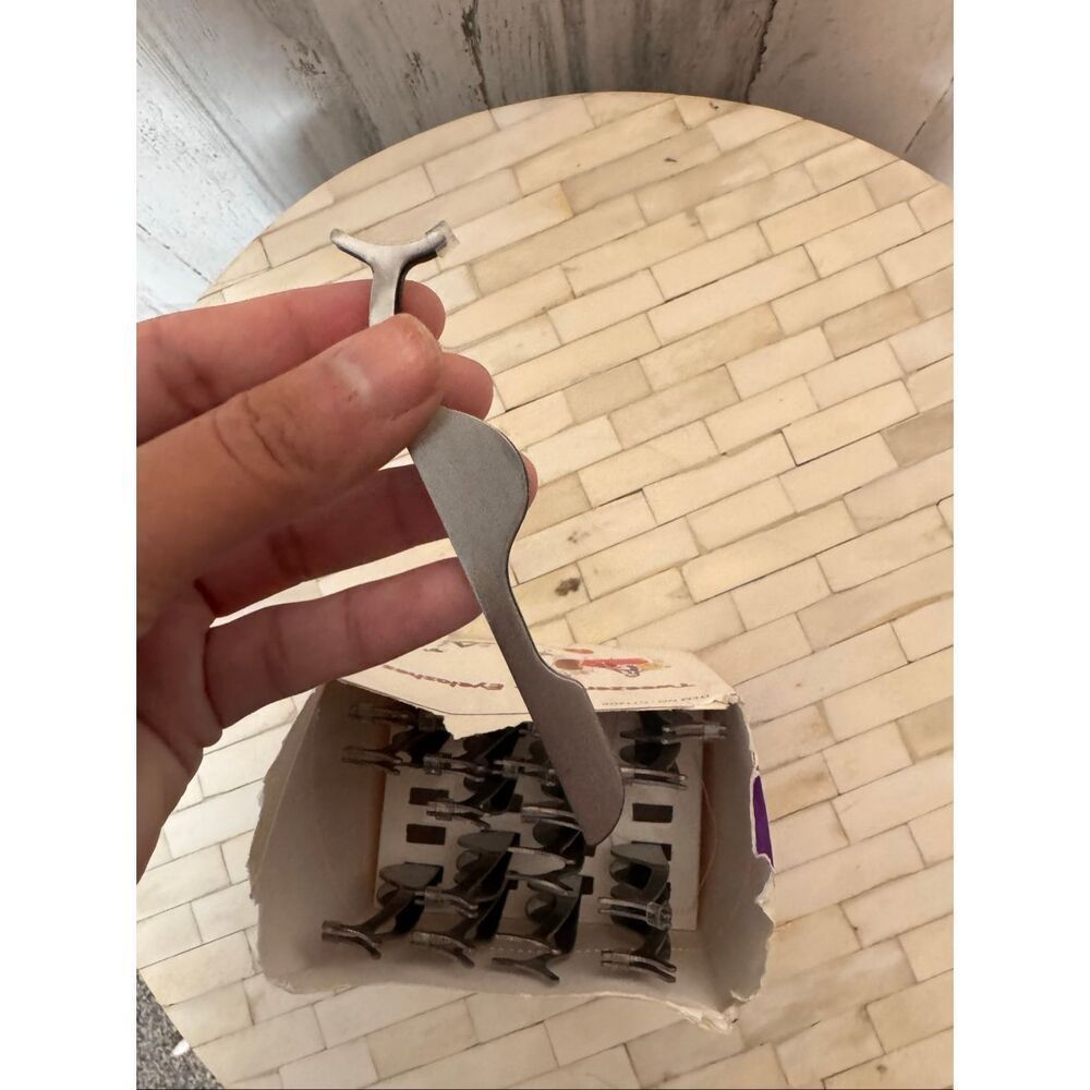 Gabriella Lash Tweezers Applicator Tool | Lot of 18 Stainless Steel Eyelash Appl